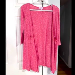 Girls size 10 pink lightweight Cardigan